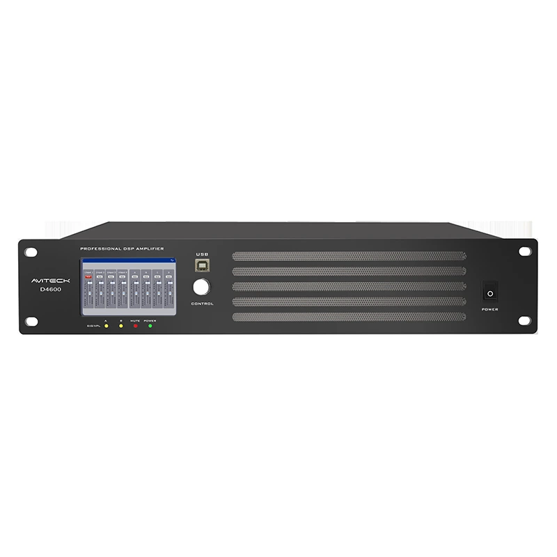 4 CH 600W Dante DSP -netwerkversterker