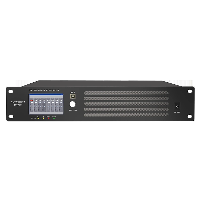 4 CH 750W Dante DSP -netwerkversterker